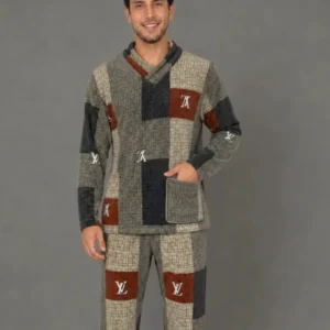 Pijama Térmica Masculina "Monogram Patchwork" (Hombre)